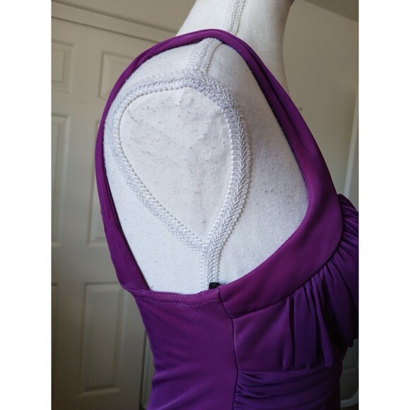 Windsor Beaded Waist Party Cocktails Dress Purple Medium Cocktails Embellished - Picture 9 of 15